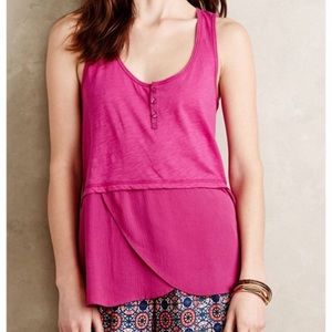 Anthropologie Hot Pink Tank